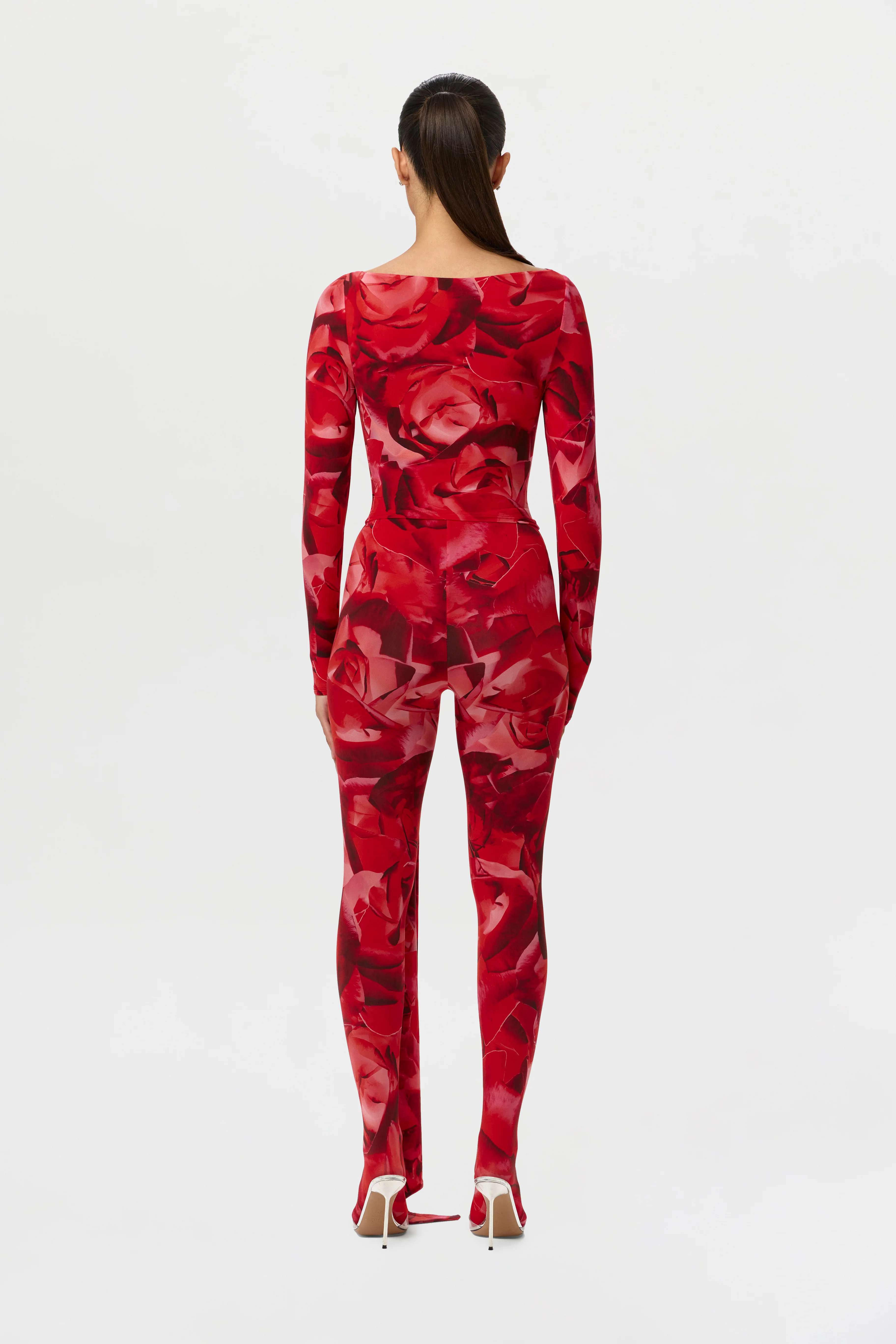 Bare Body Print Closed Toe Leggings - Image 5