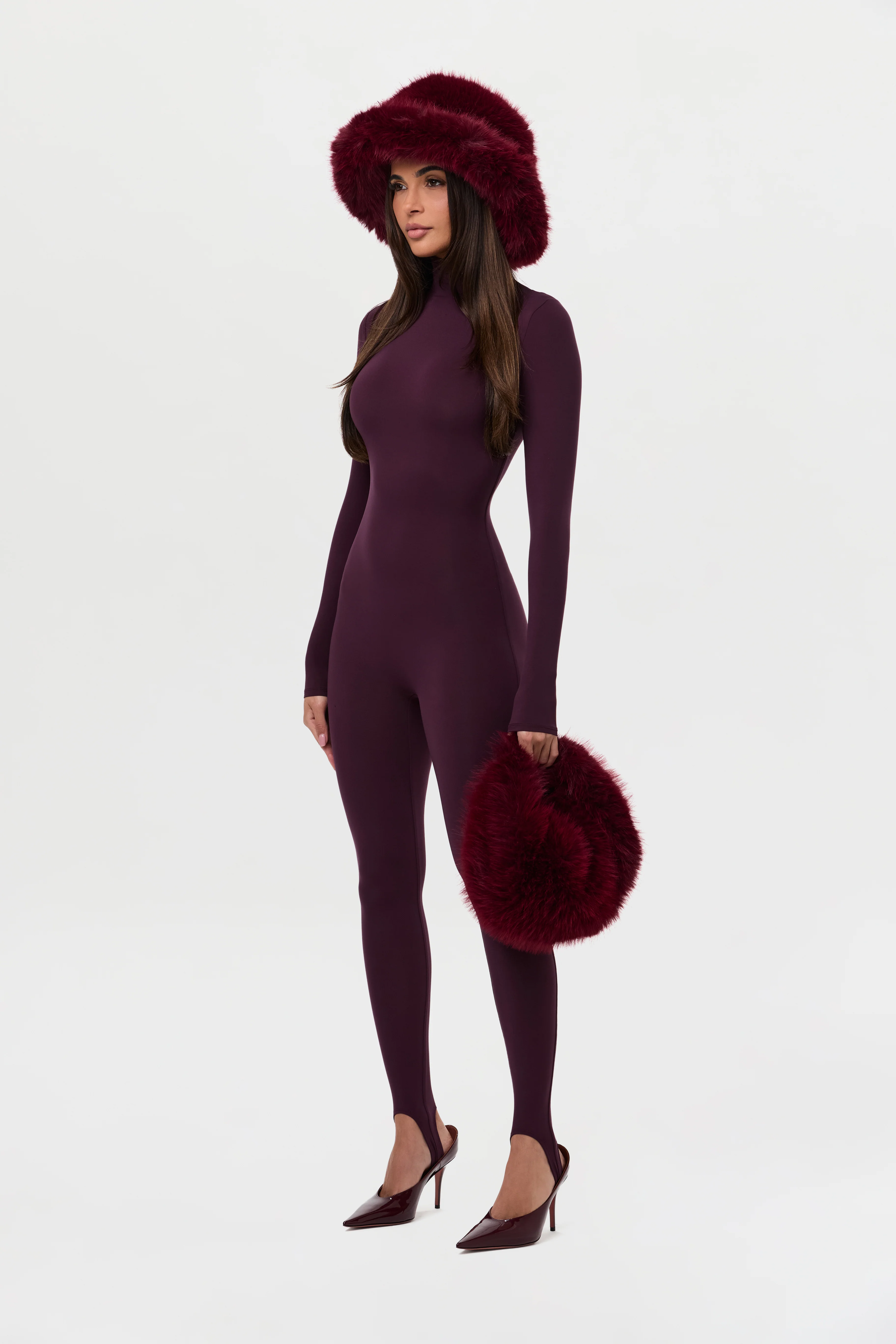 Faux Fur Oversized Bucket Hat - Image 51
