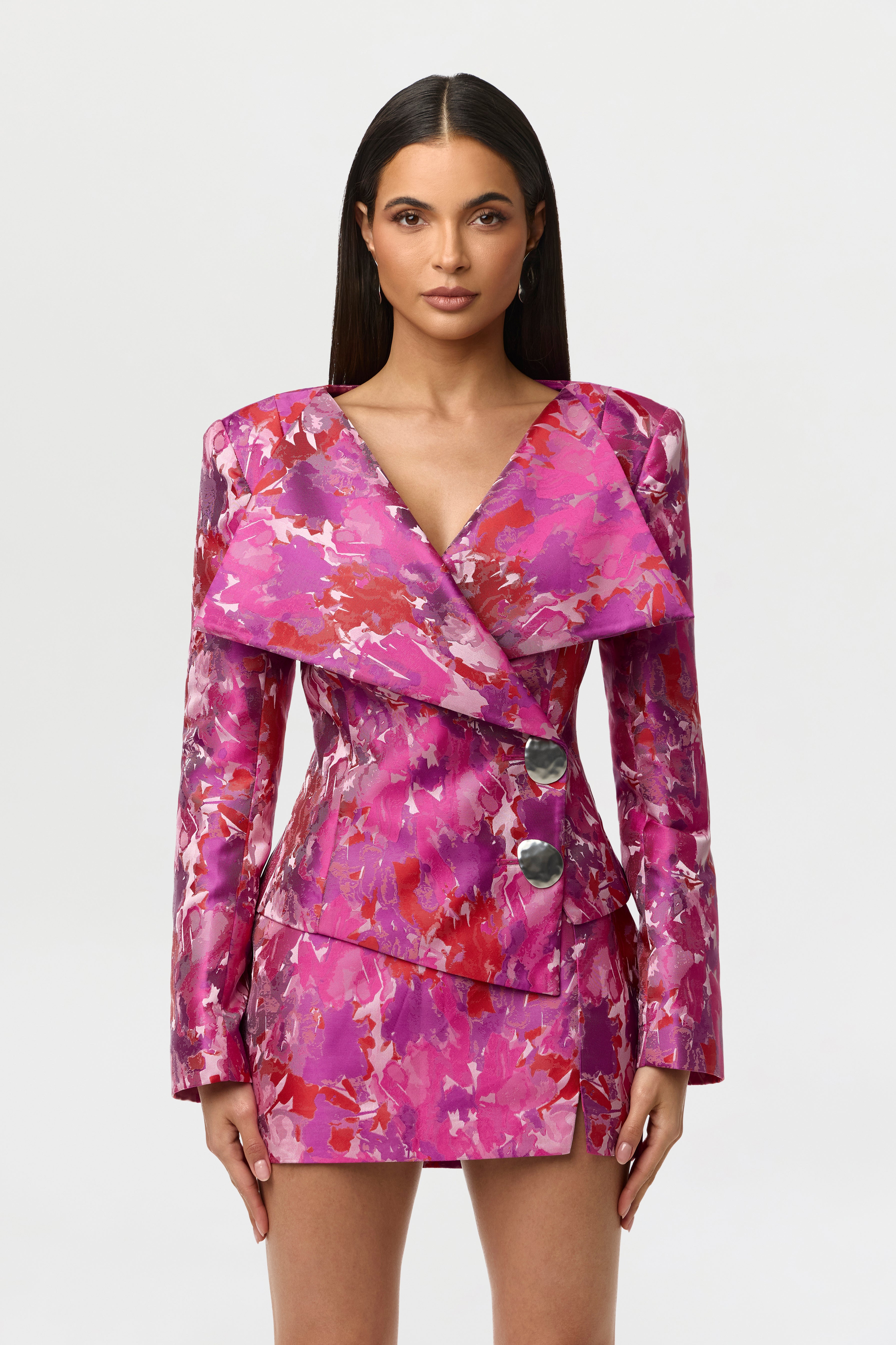 Suiting Jacquard Mini Skirt - Image 2