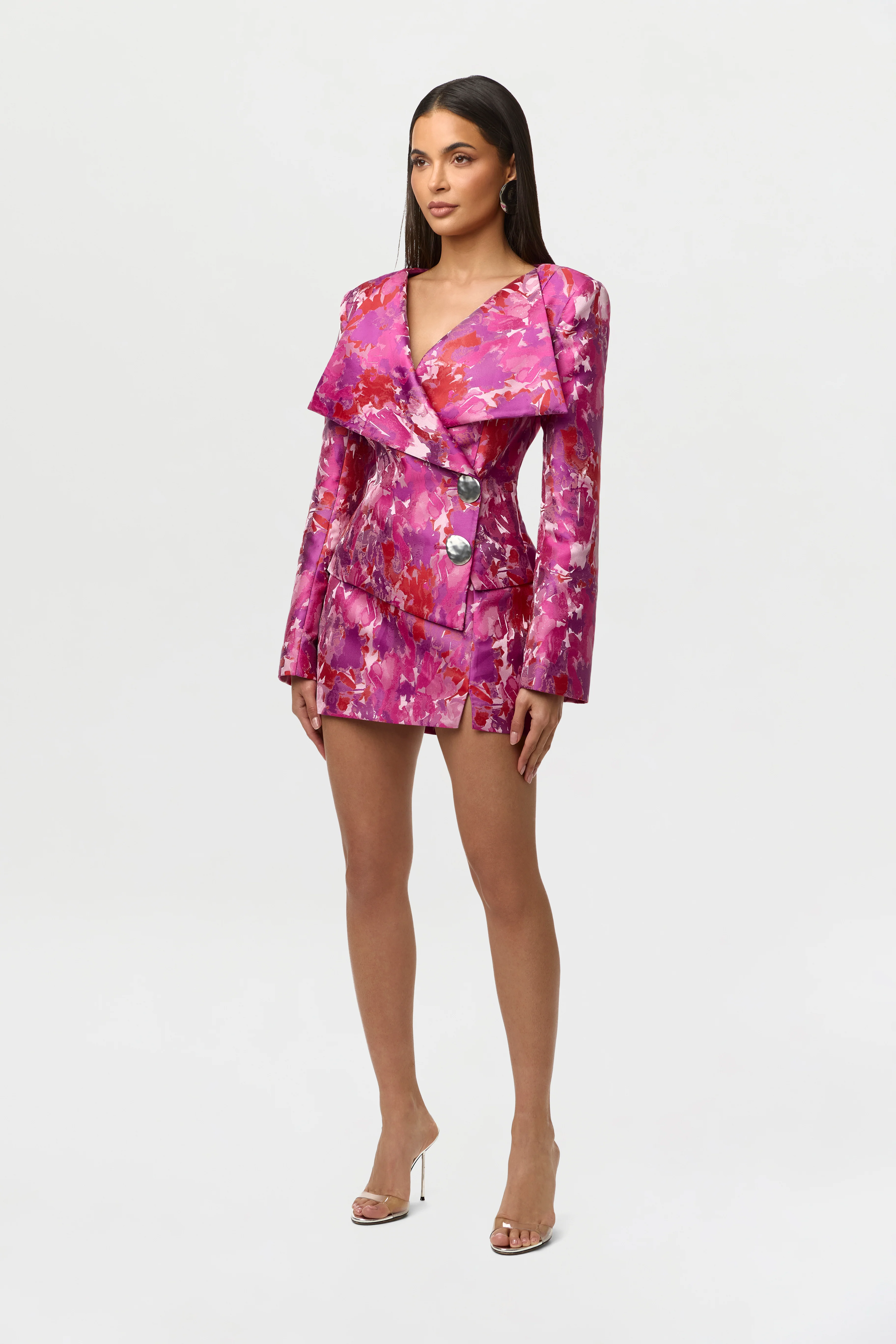Suiting Jacquard Mini Skirt - Image 3