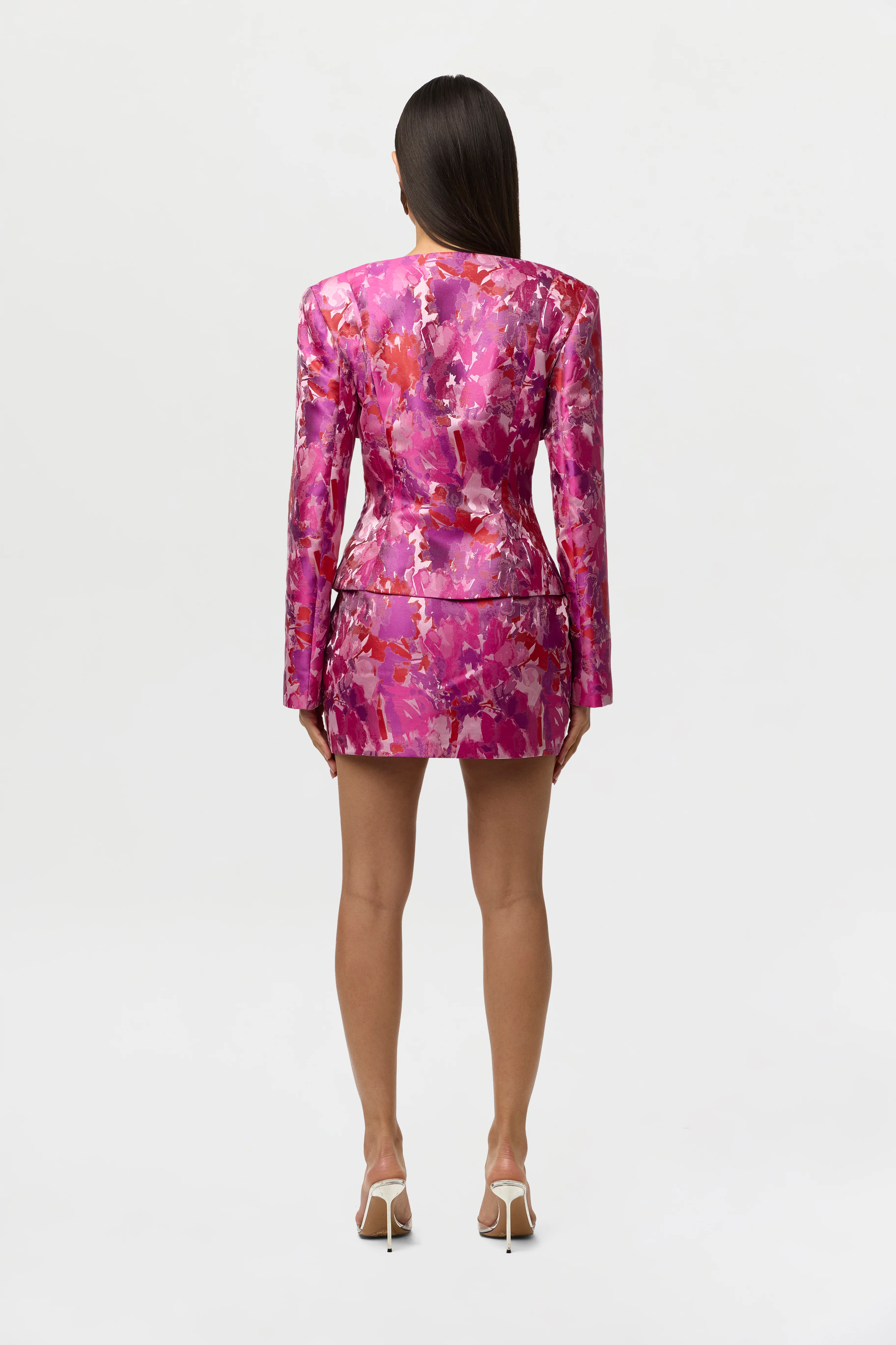 Suiting Jacquard Mini Skirt - Image 6
