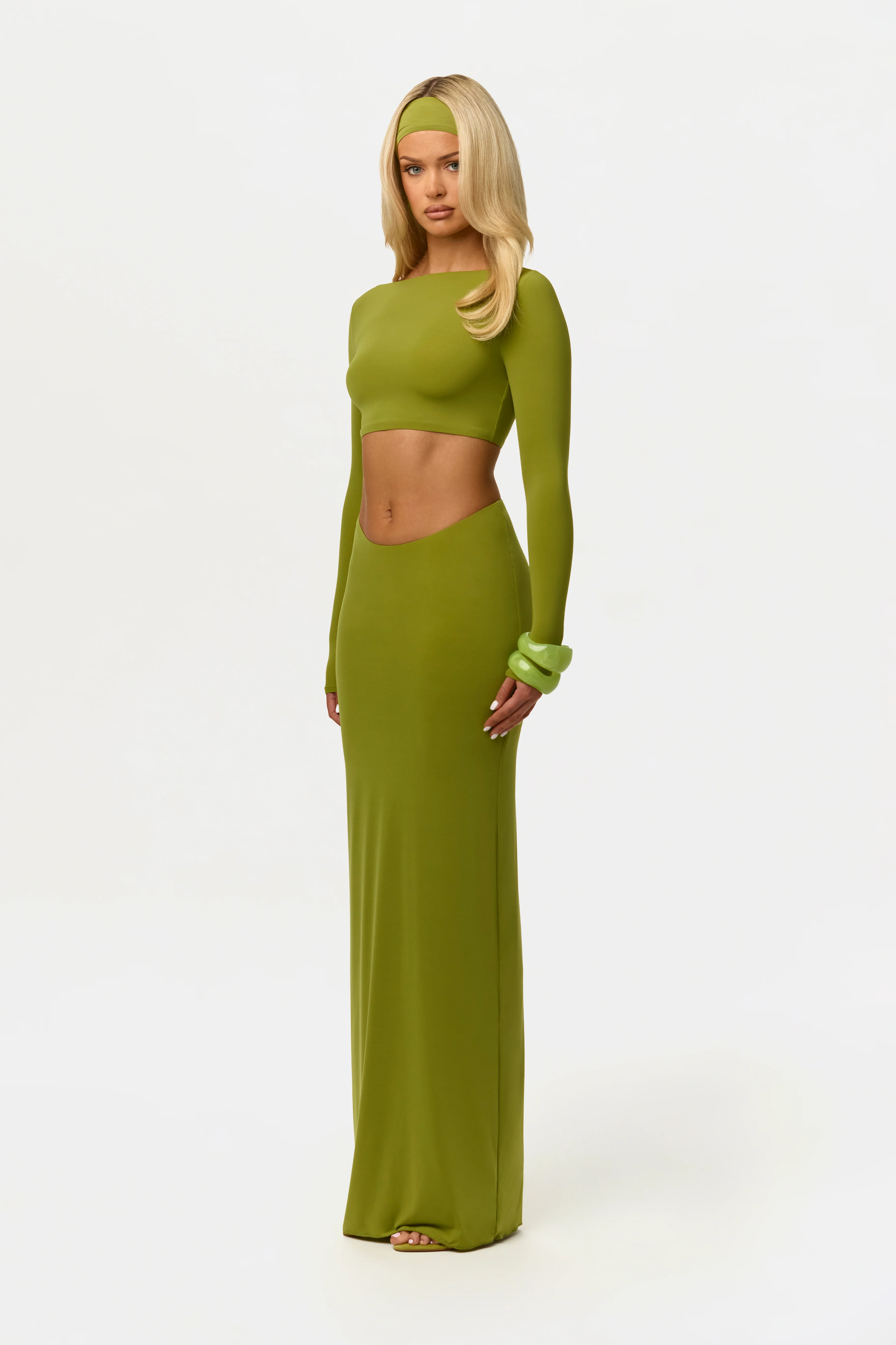 Naked Scoop Waist Maxi Skirt - Image 2