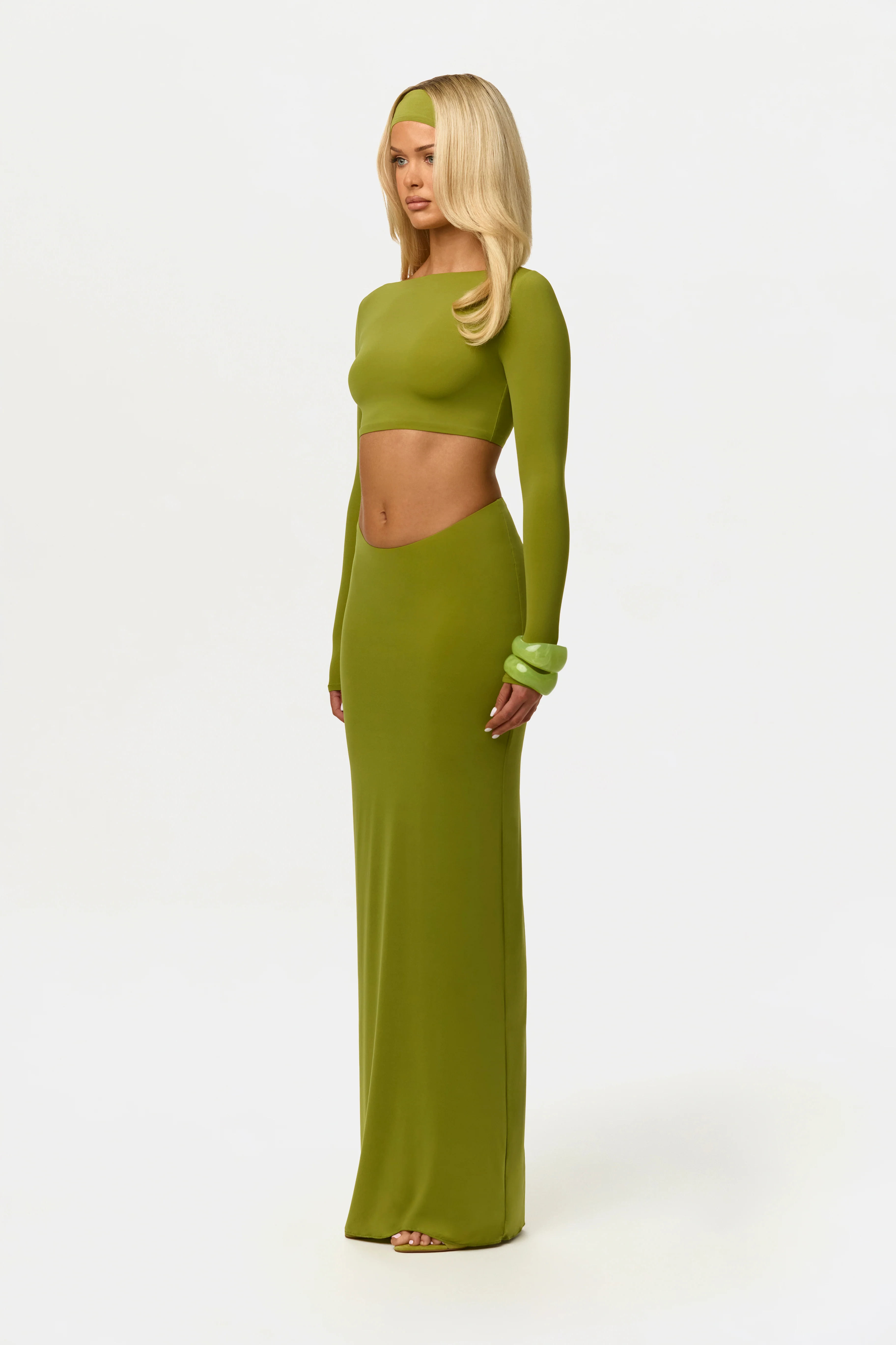 Naked Scoop Waist Maxi Skirt - Image 3