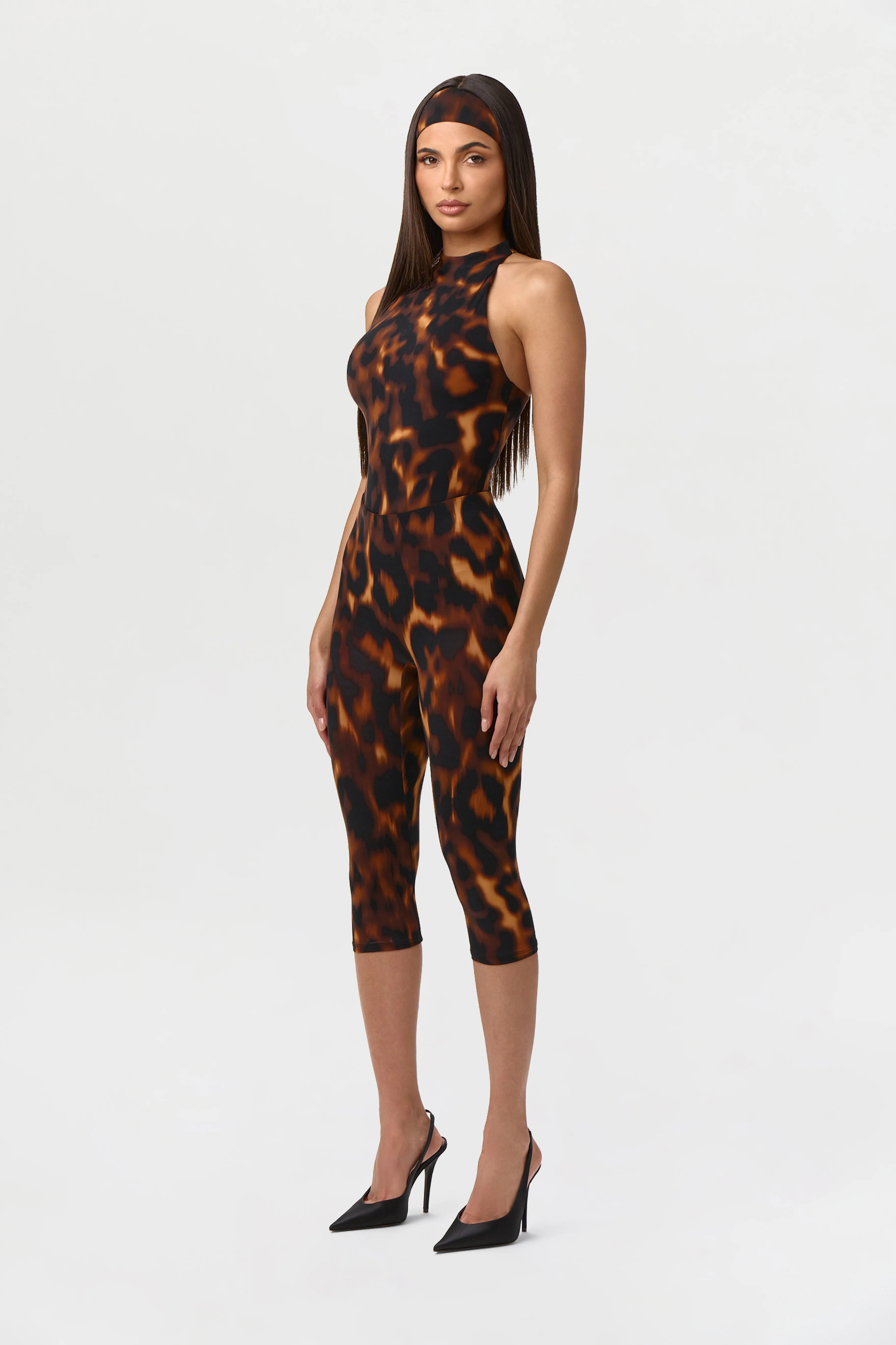 Naked Print Racerback Bodysuit - Image 11