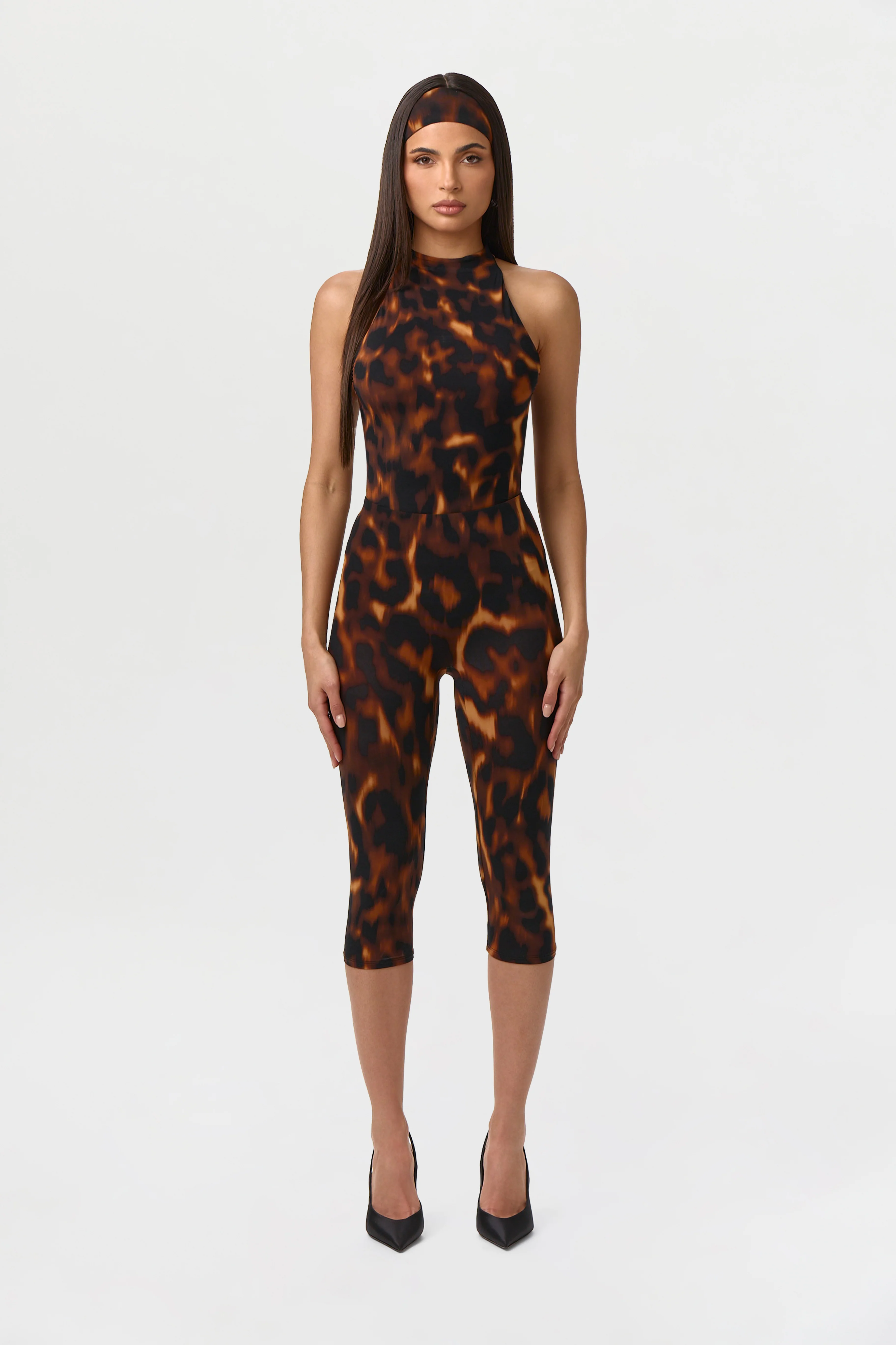 Naked Print Racerback Bodysuit - Image 12