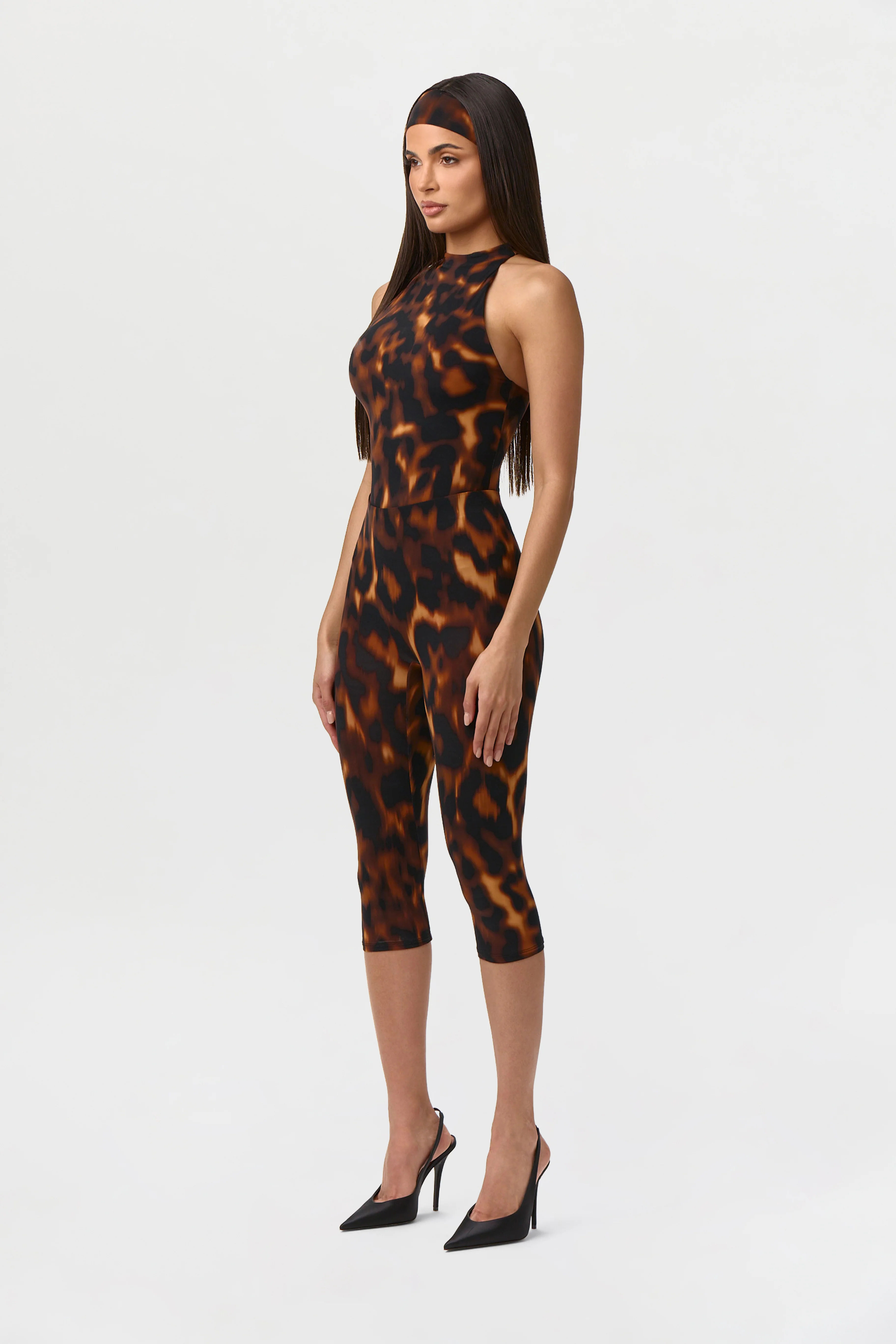 Naked Print Racerback Bodysuit - Image 13