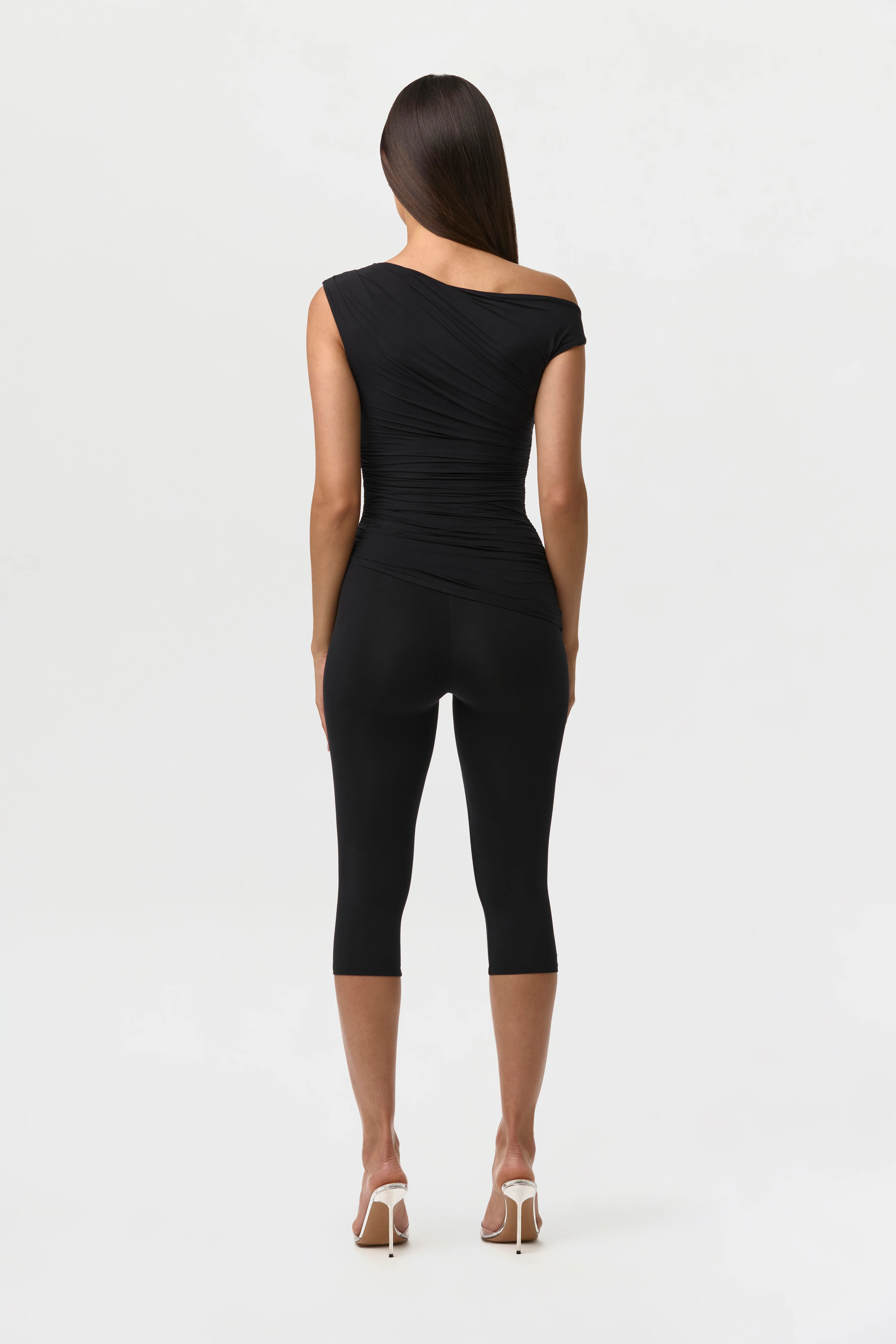 Naked Ruched Off Shoulder Top - Image 10