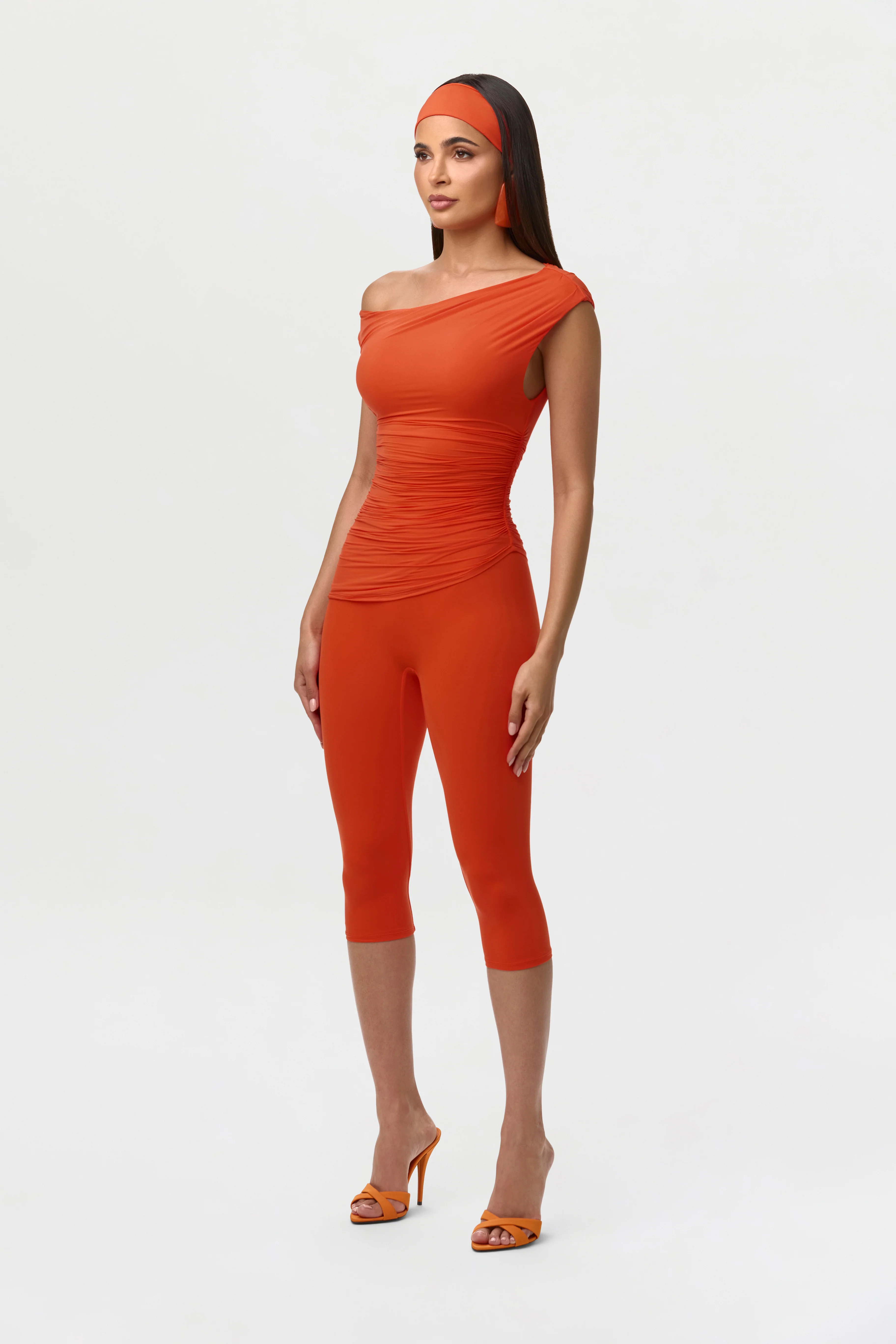 Naked Ruched Off Shoulder Top - Image 15