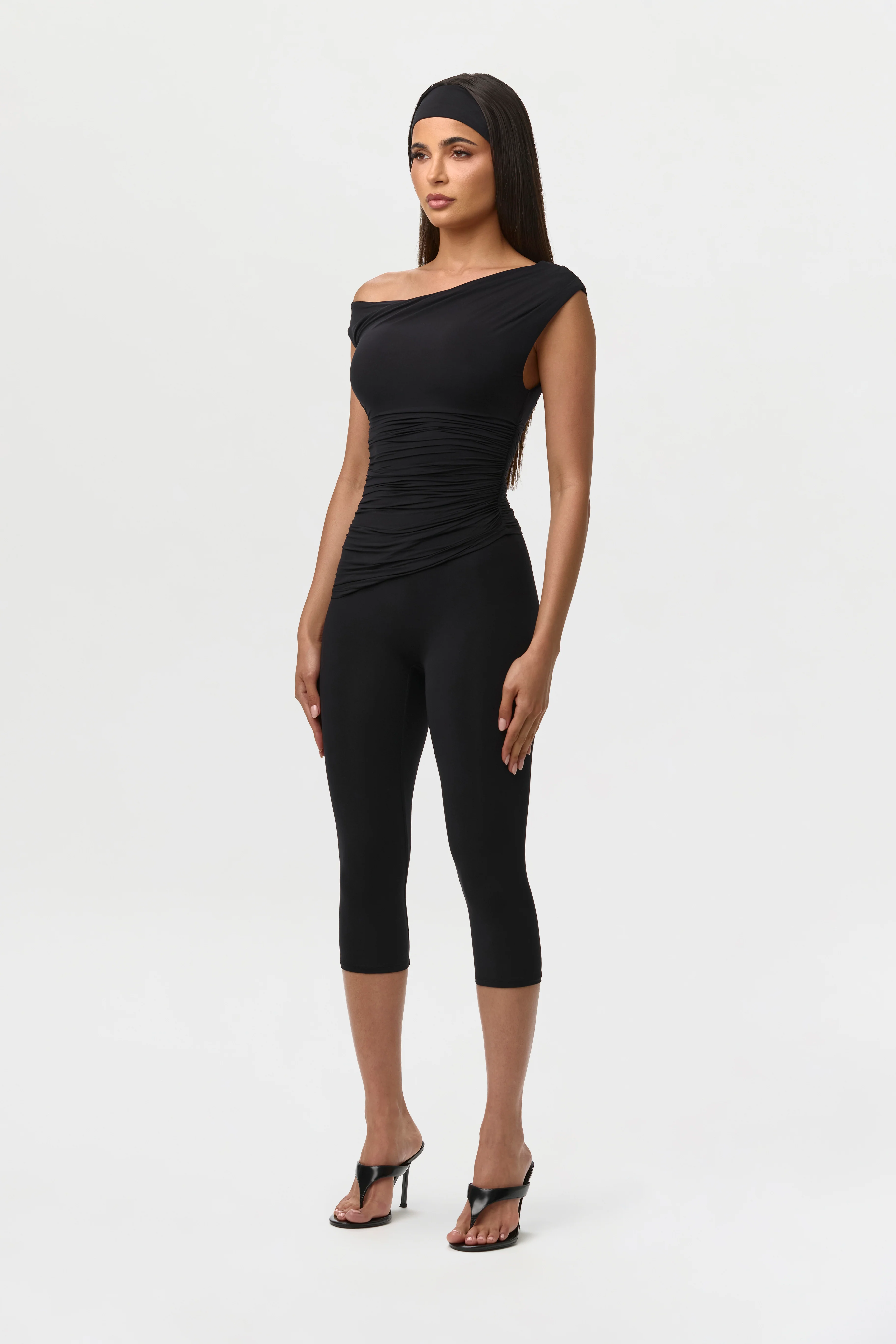 Naked Ruched Off Shoulder Top - Image 5