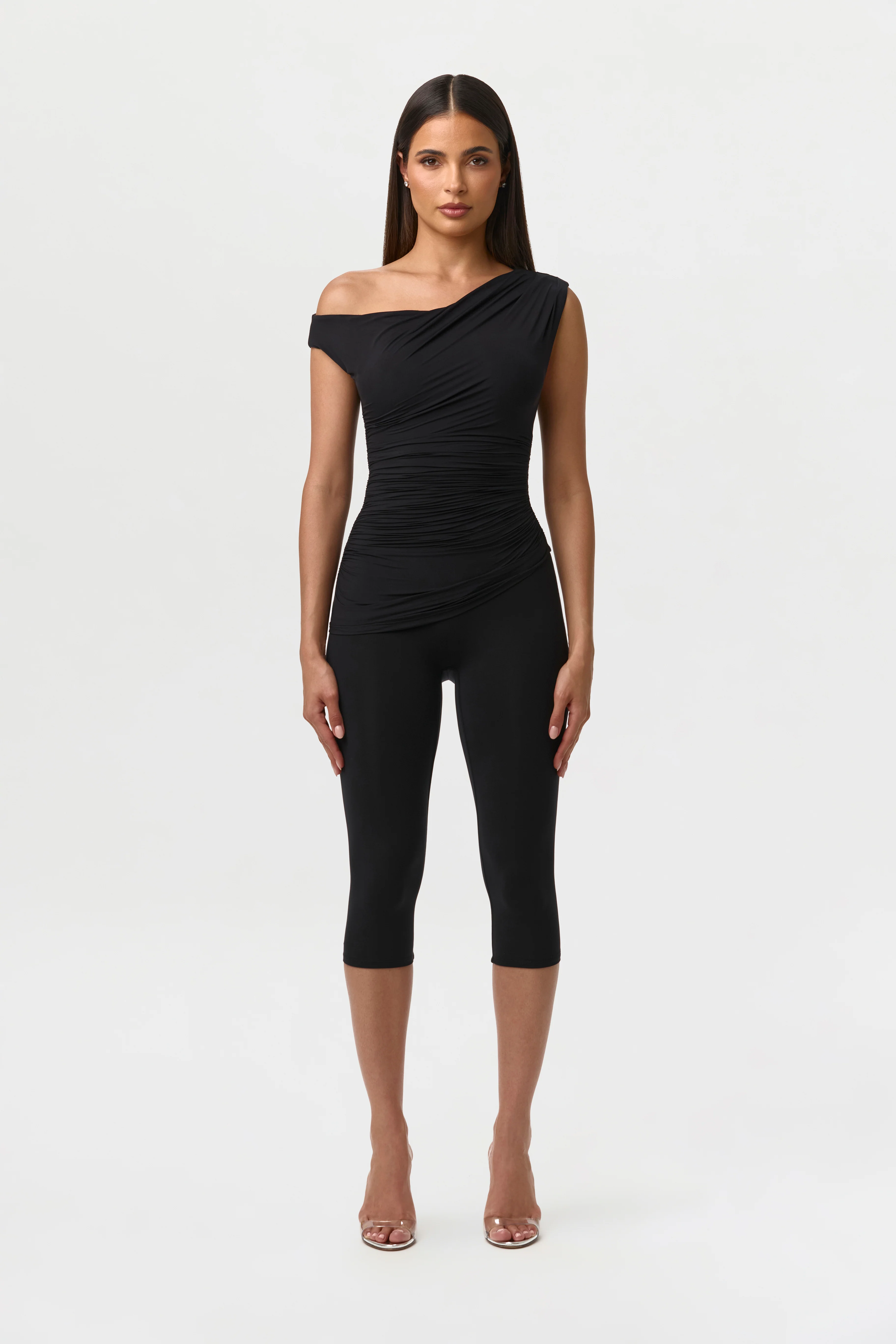 Naked Ruched Off Shoulder Top - Image 7