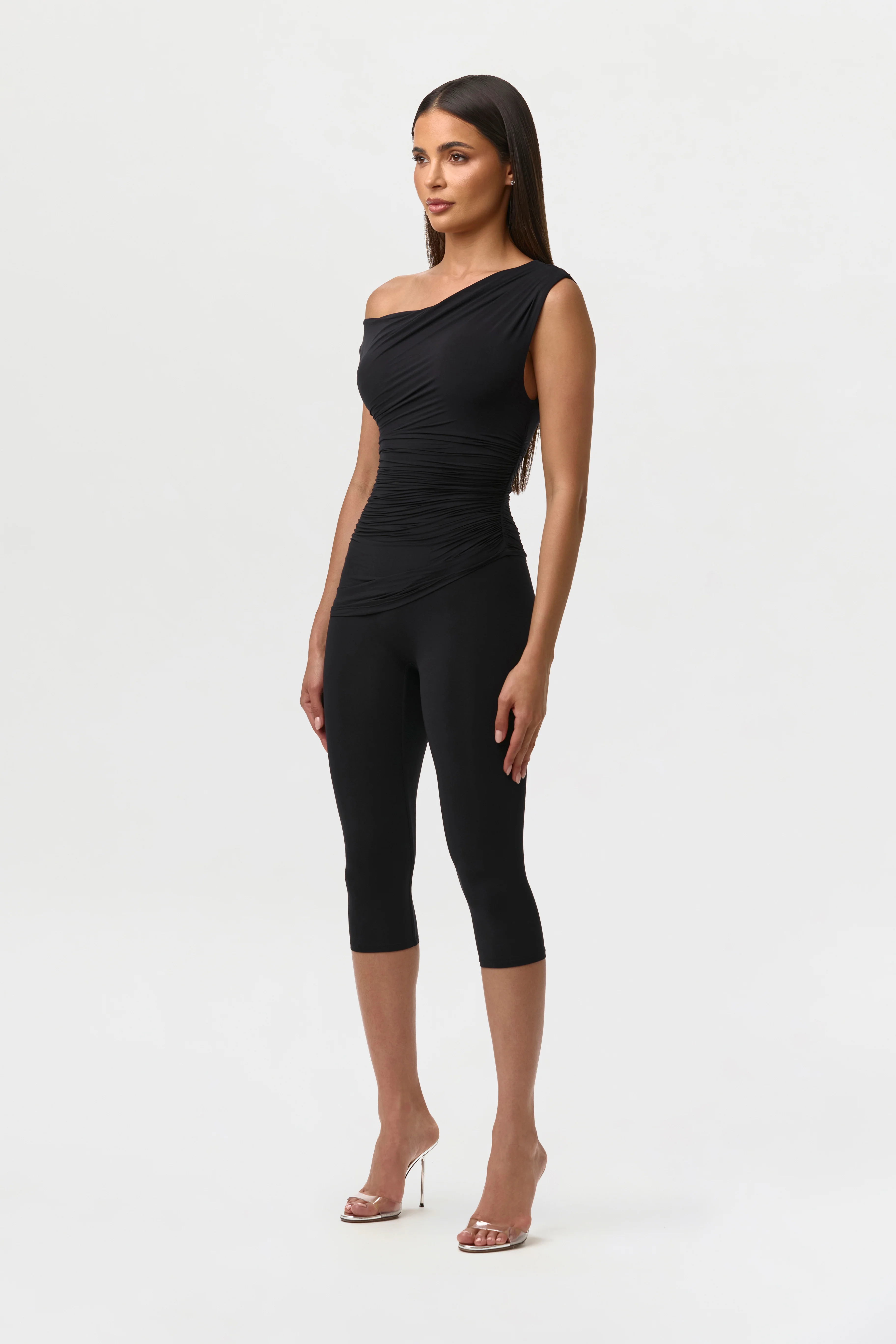 Naked Ruched Off Shoulder Top - Image 9