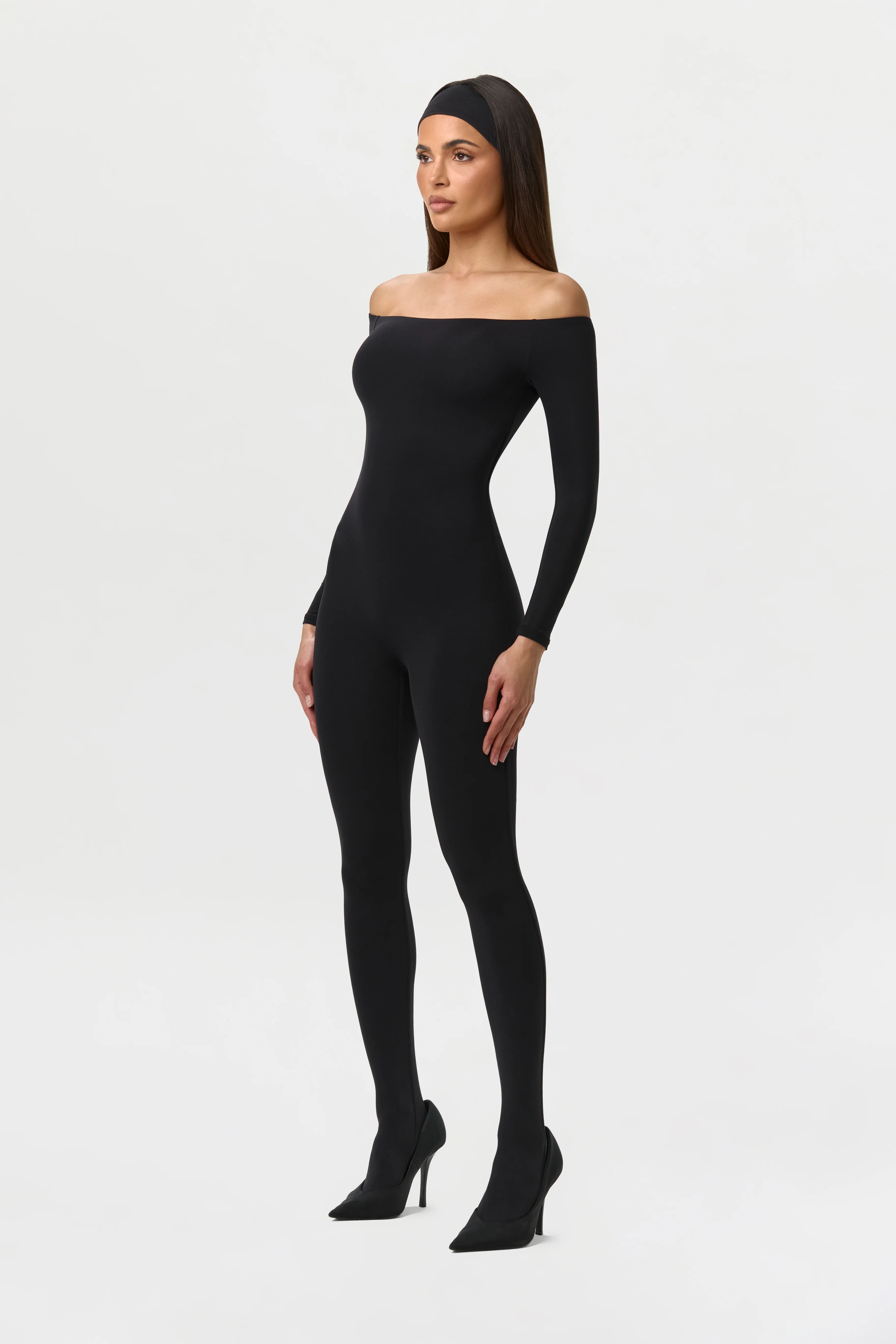 Naked Off-Shoulder Jumpsuit Petite - Image 3