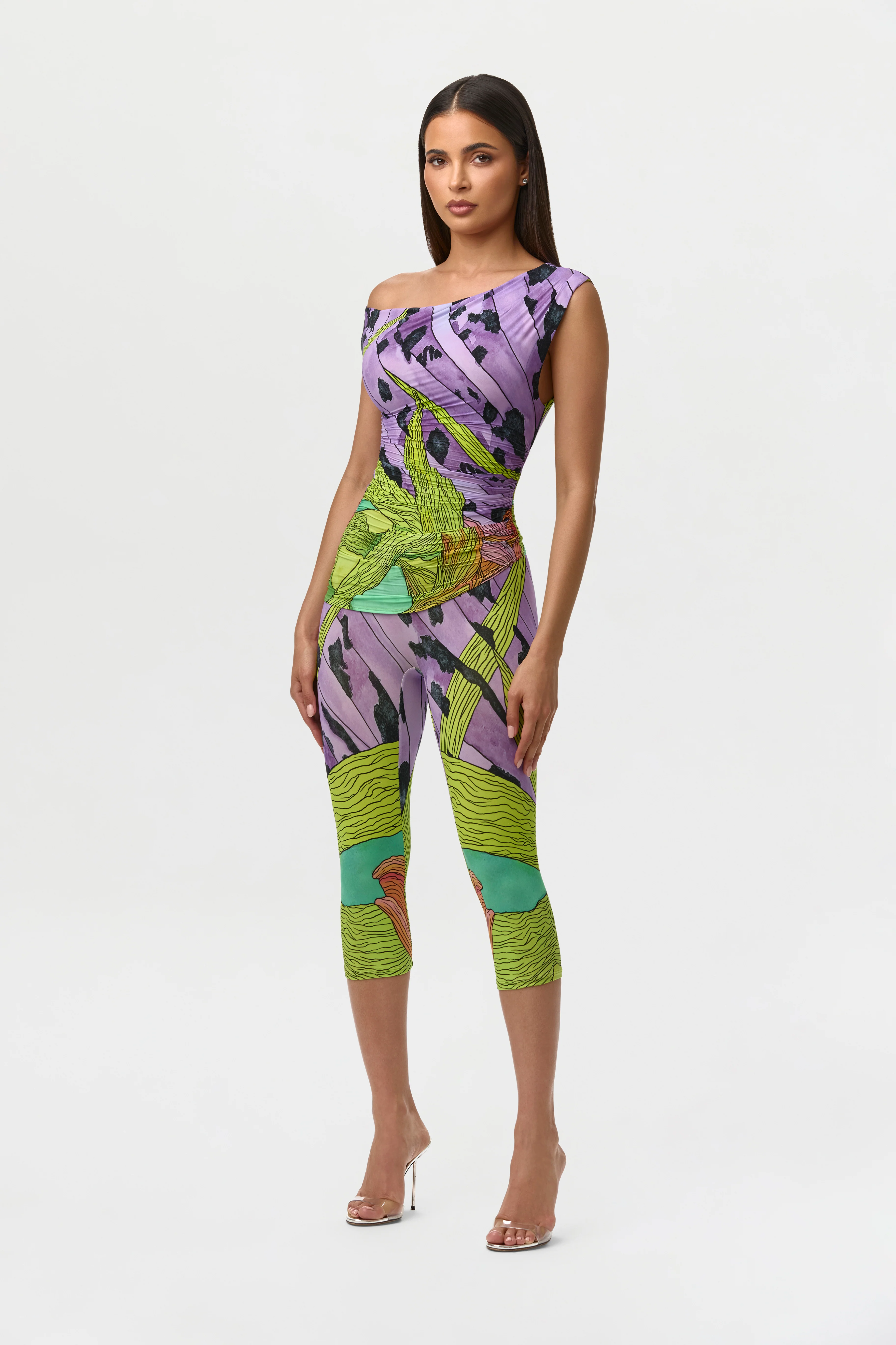 Naked Print Capri Legging - Image 20