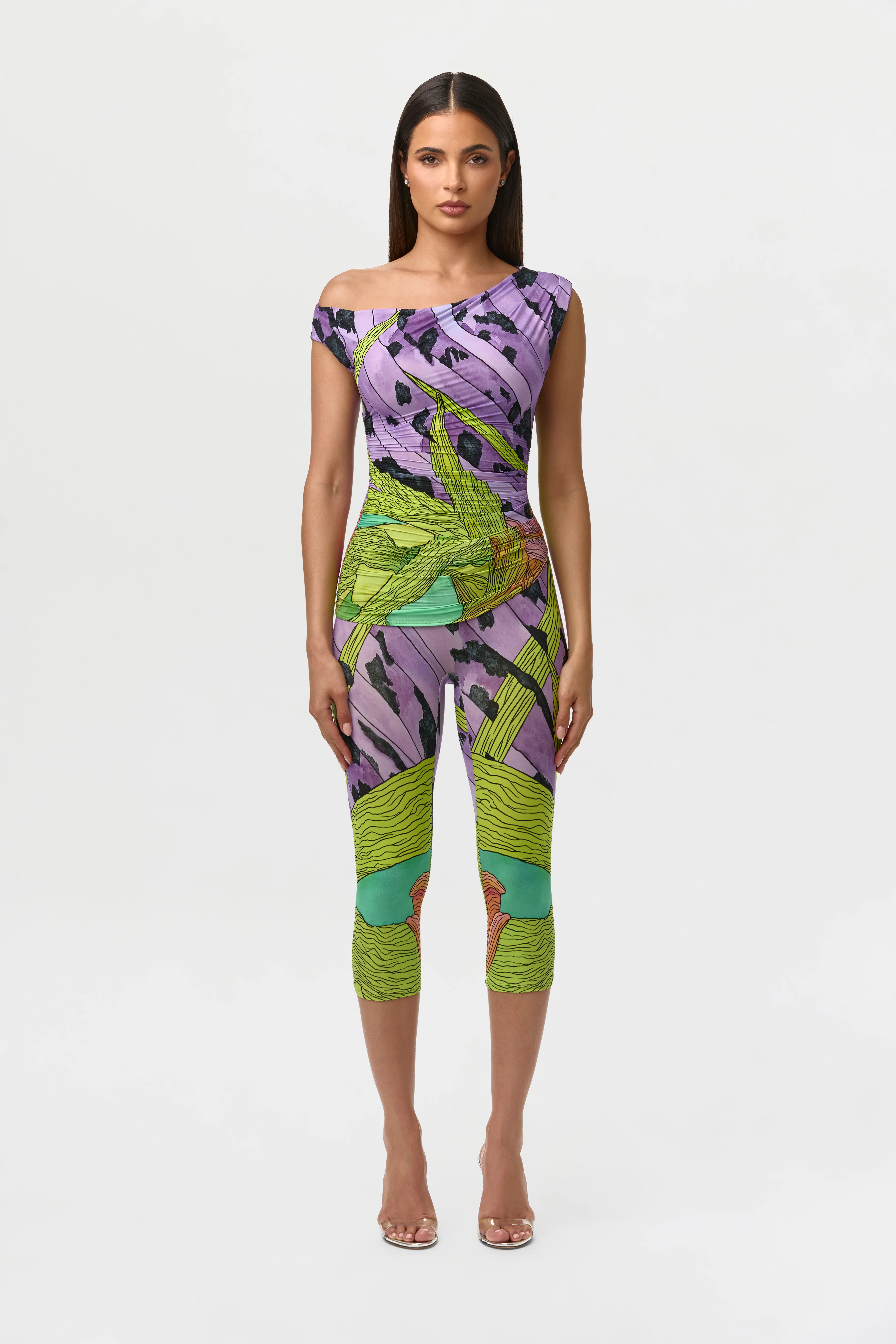 Naked Print Capri Legging - Image 21