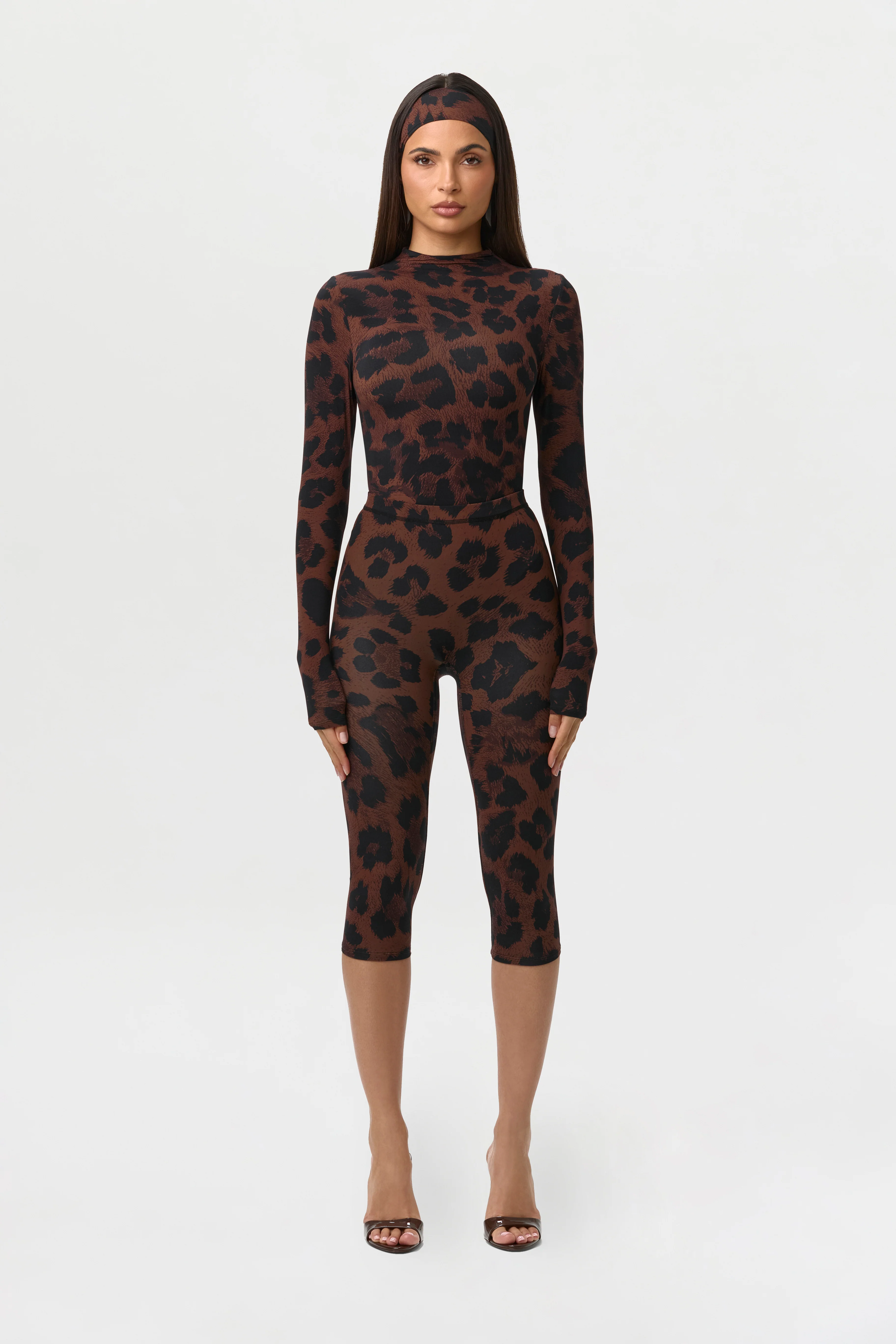 Naked Print Capri Leggings - Image 8