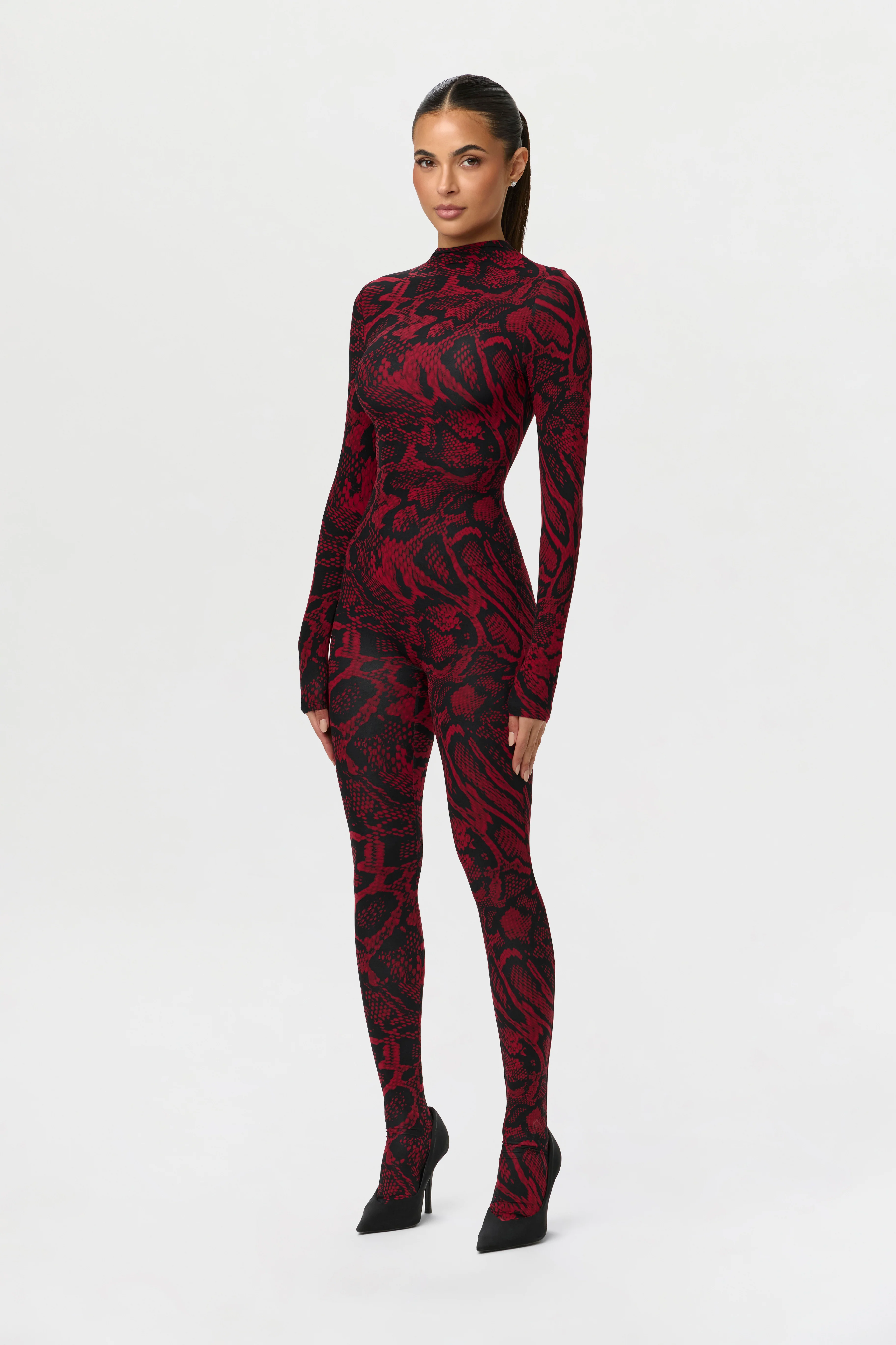 Naked Print Closed Toe Jumpsuit - Image 2