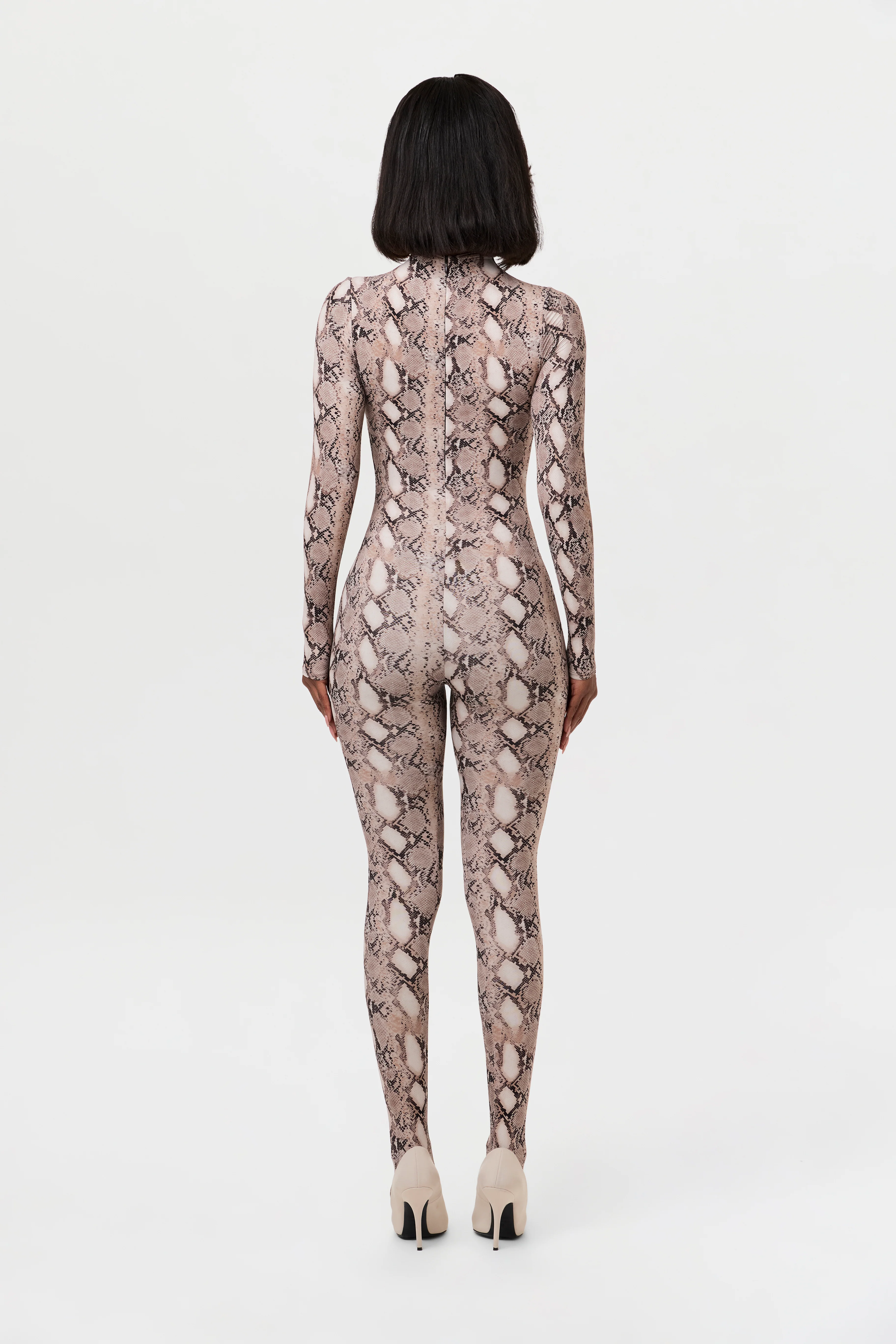 Naked Print Closed Toe Jumpsuit - Image 27