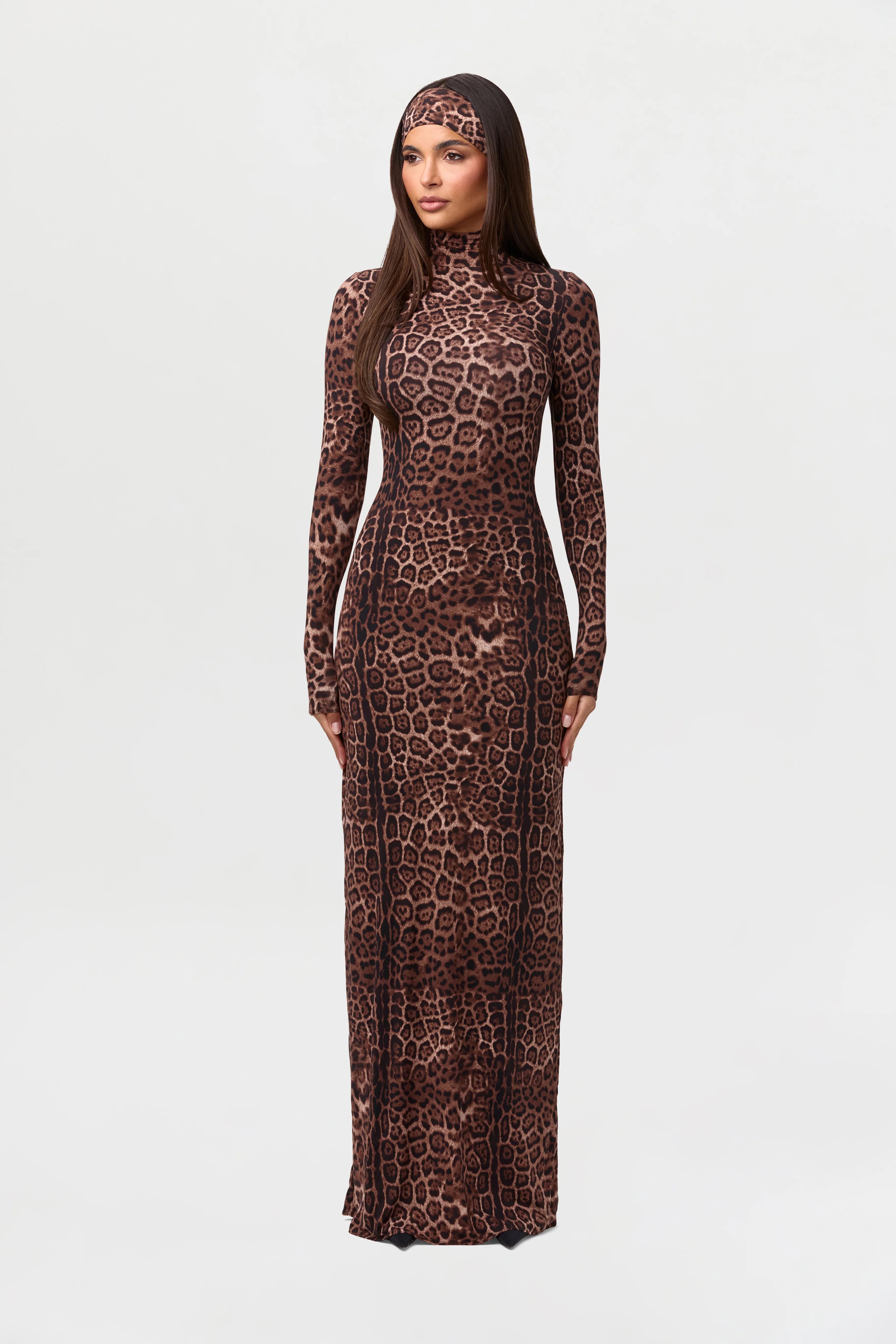 Naked Leopard Maxi Dress - Image 2