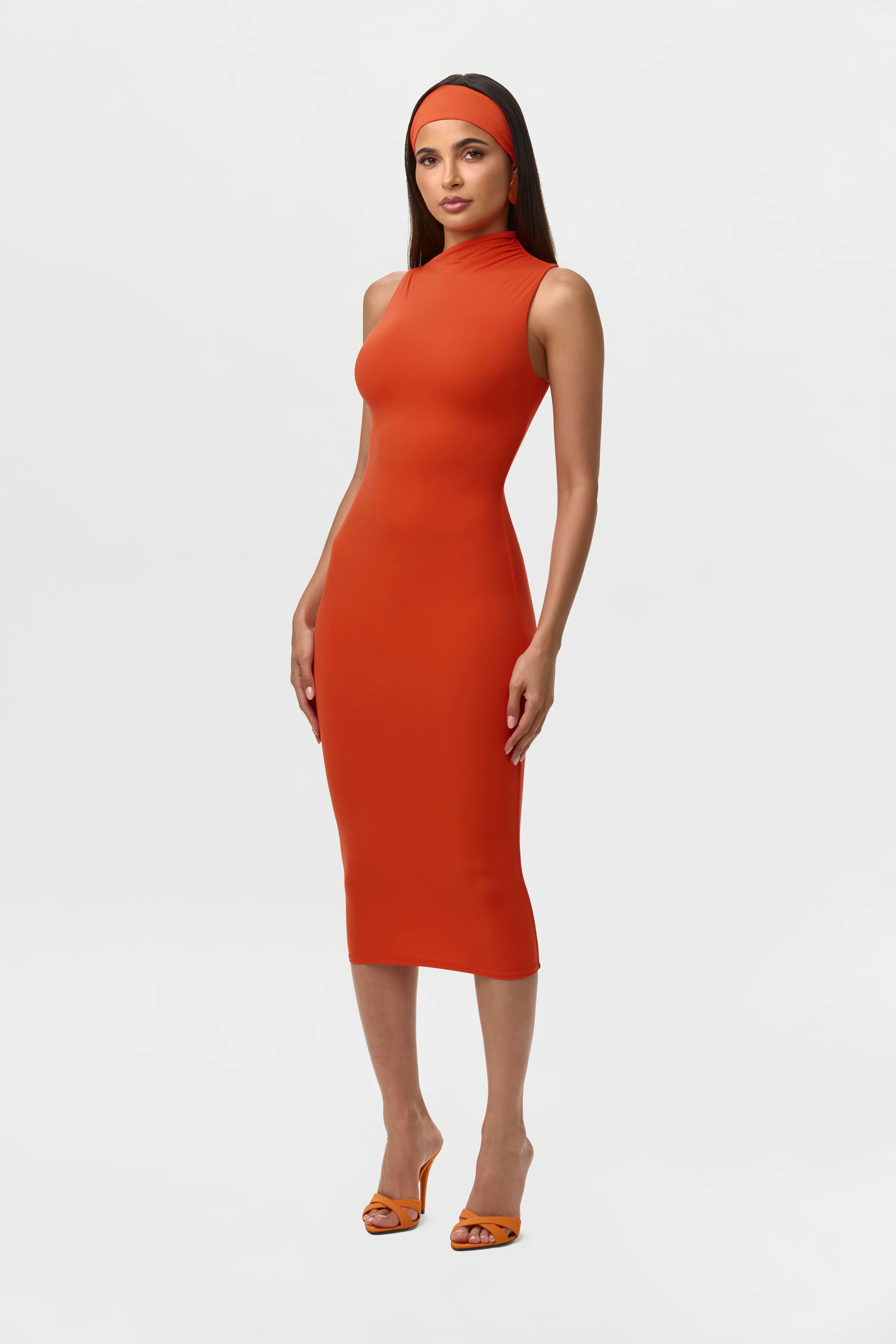 Naked Sleeveless Midi Dress - Image 6