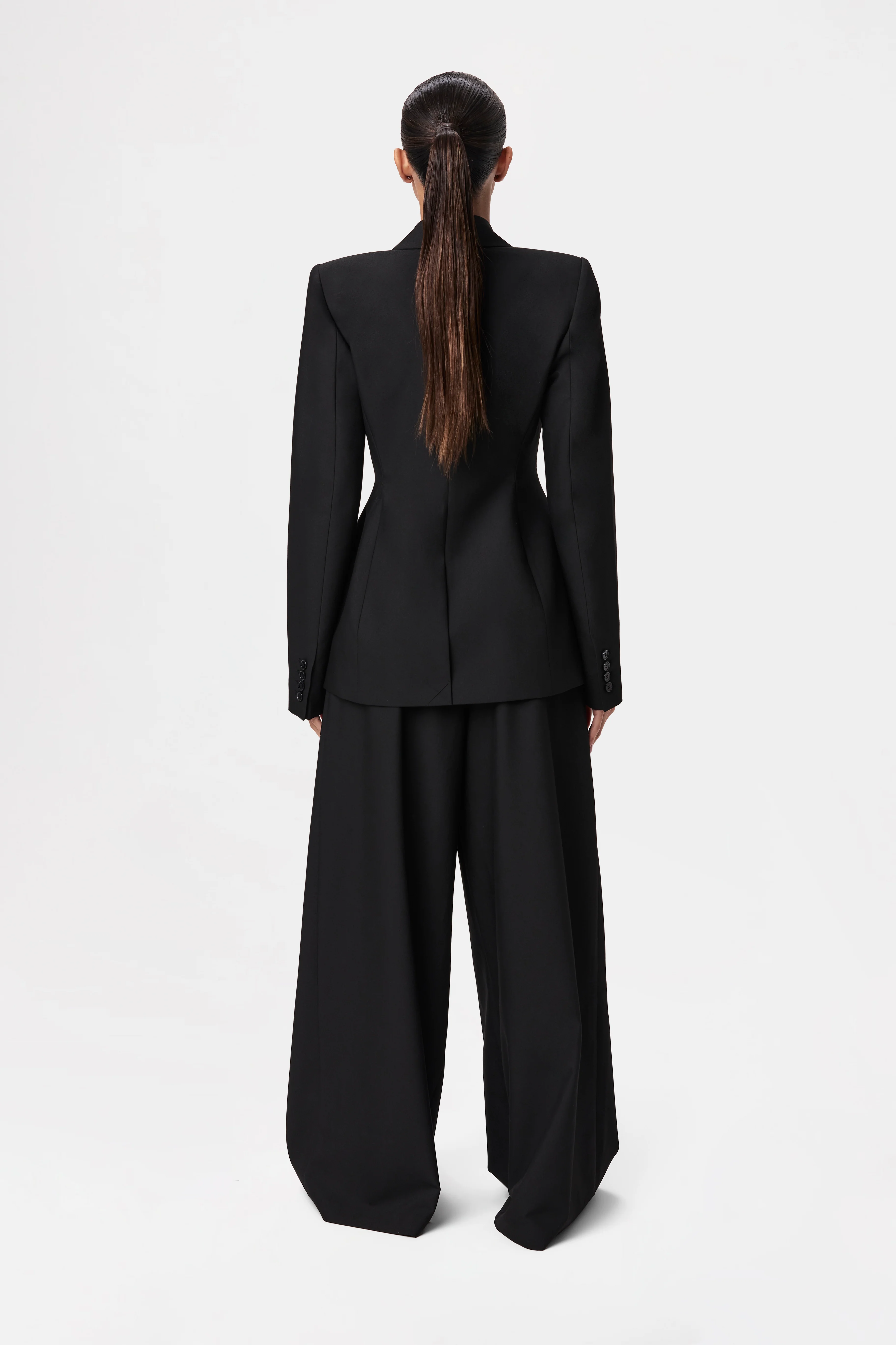 Power Shoulder Suited Blazer - Image 4
