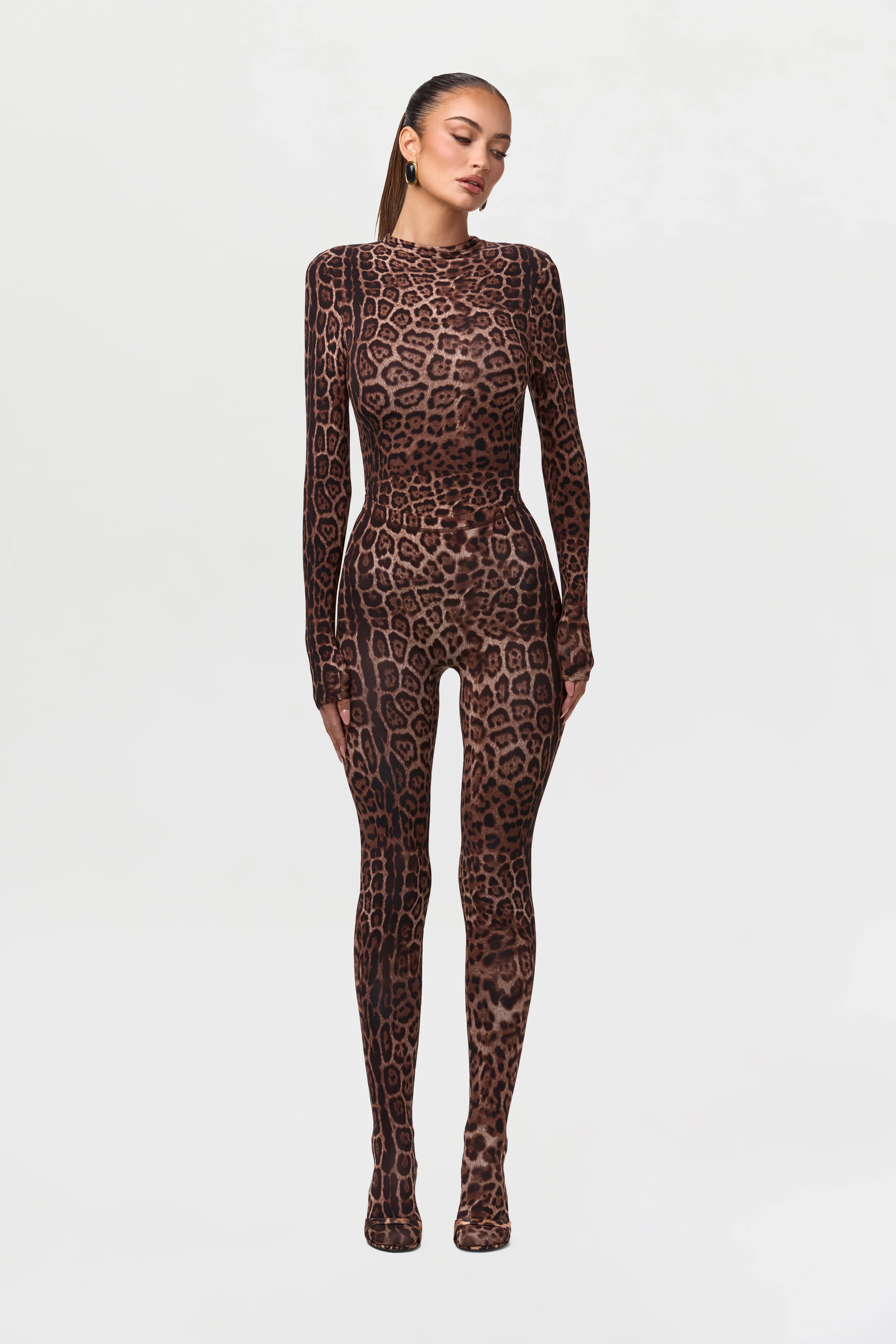 Naked Print Tights Petite - Image 13