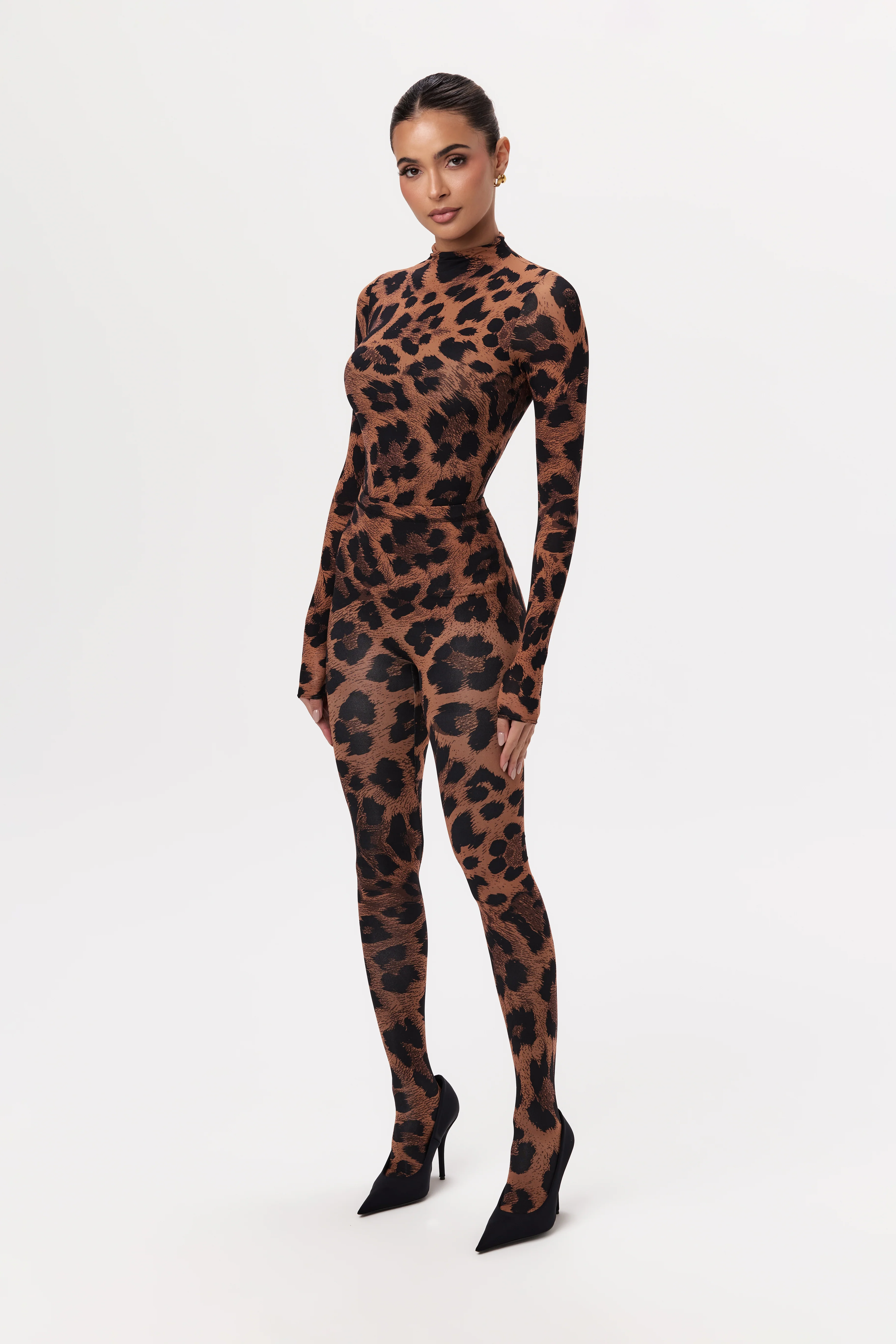 Naked Print Tights Petite - Image 30