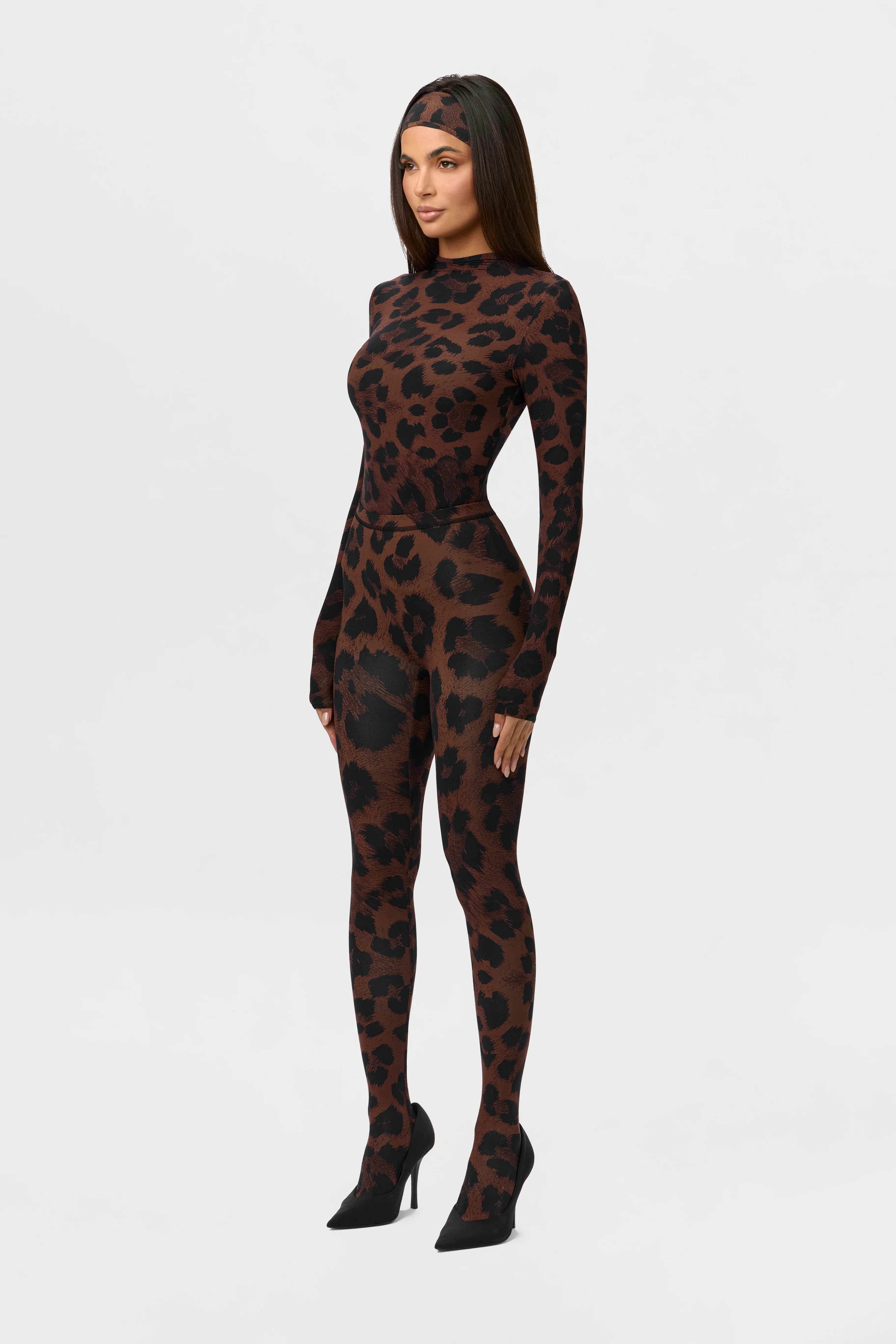 Naked Print Mock Neck Top - Image 5