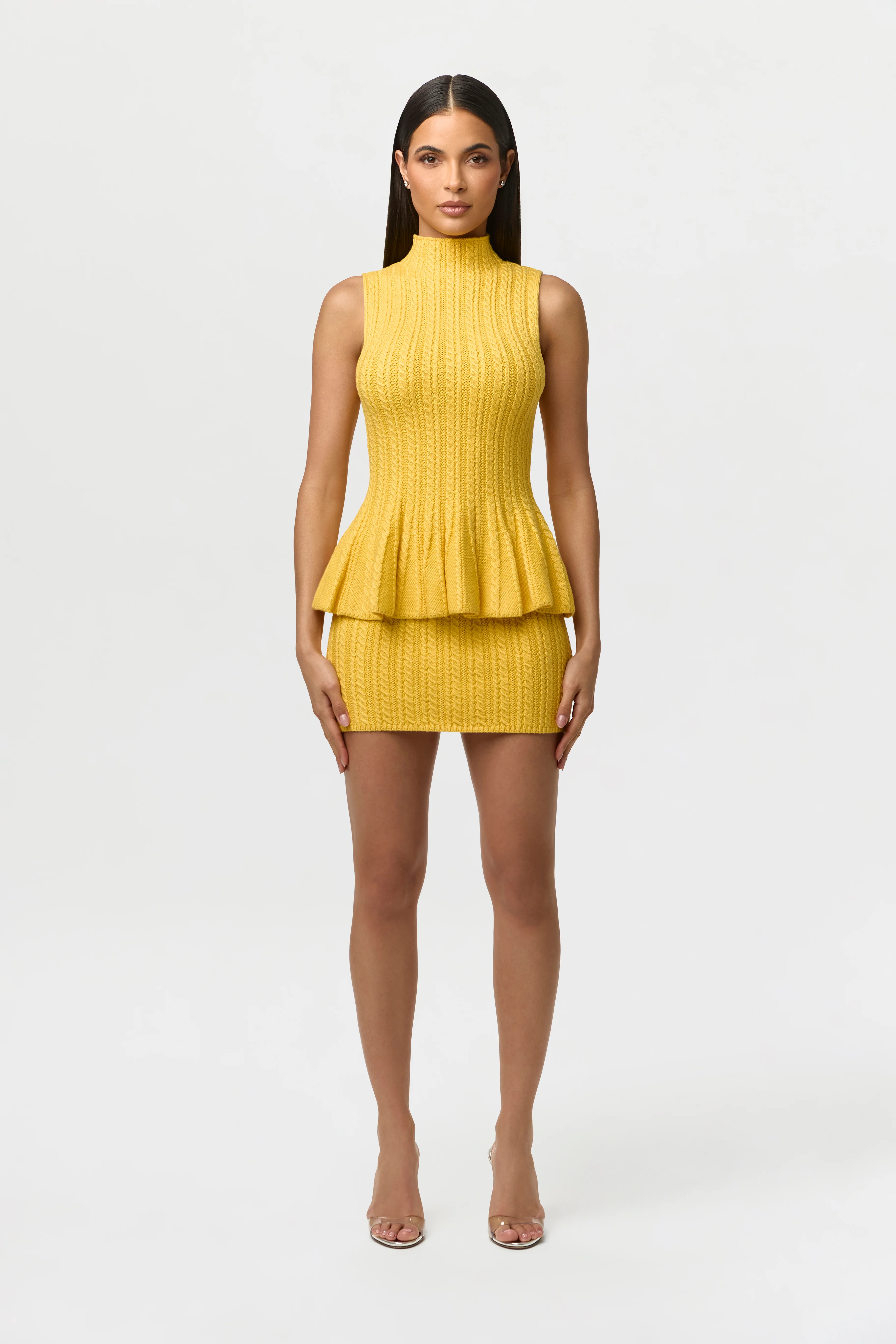 Knit Micro Mini Skirt - Image 2