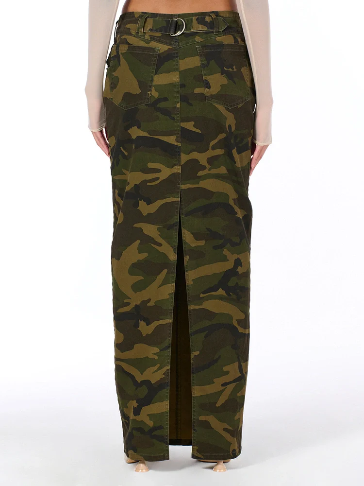 V-WAIST MAXI SKIRT - Image 10