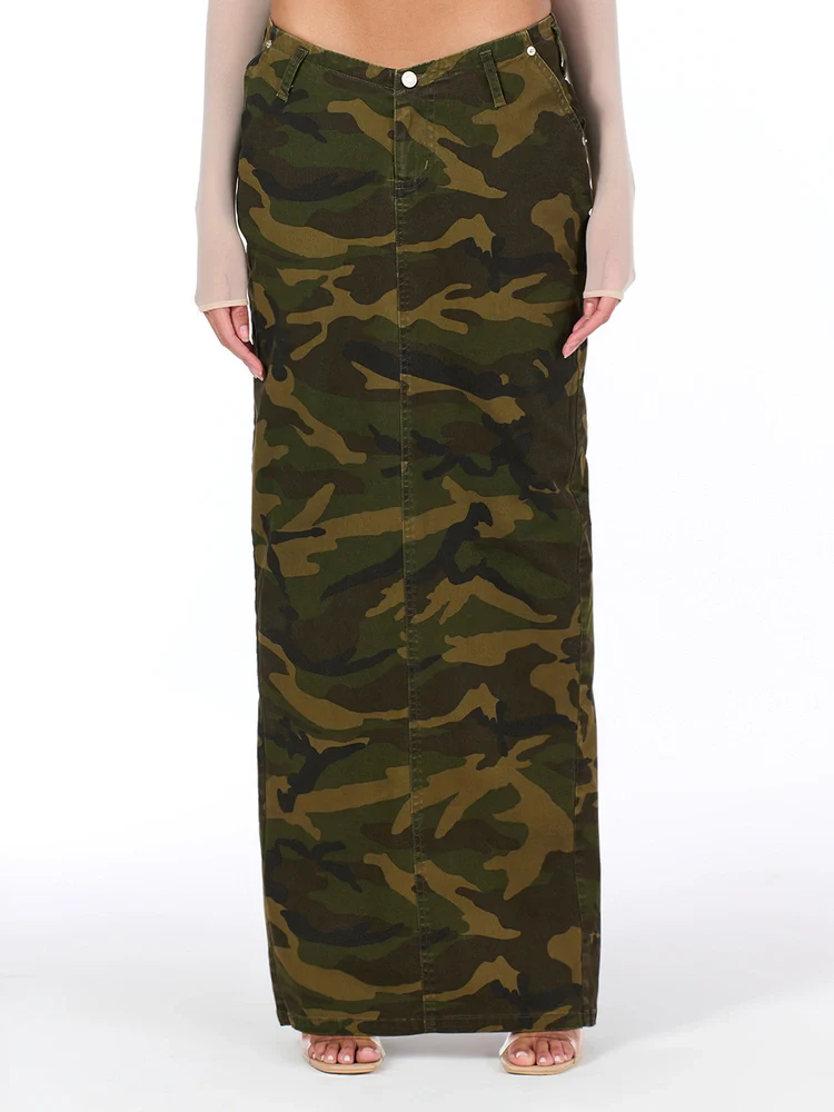 V-WAIST MAXI SKIRT - Image 3