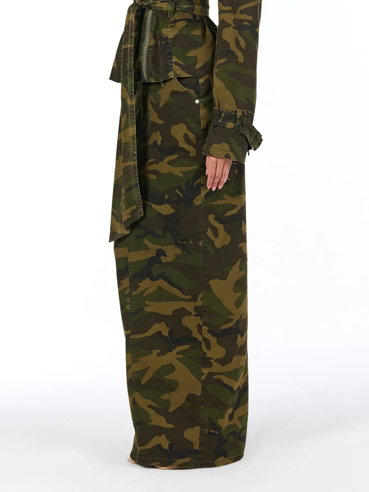 V-WAIST MAXI SKIRT - Image 7