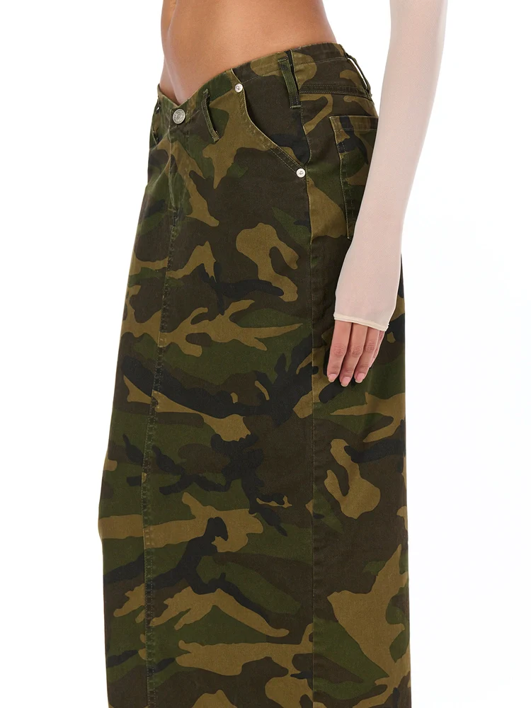 V-WAIST MAXI SKIRT - Image 8